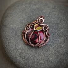 Load image into Gallery viewer, Dahlia Rose and Bronze composite Pumpkin