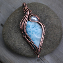 Load image into Gallery viewer, Grade A Larmiar with pearl accent.