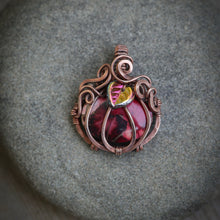 Load image into Gallery viewer, Dahlia Rose and Bronze composite Pumpkin
