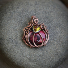 Load image into Gallery viewer, Dahlia Rose and Bronze composite Pumpkin
