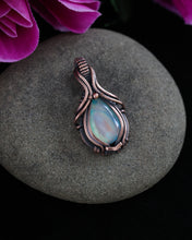 Load image into Gallery viewer, Aurora Opal Doublet in Copper
