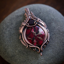 Load image into Gallery viewer, Dahlia Rose with Rhodolite Garnet
