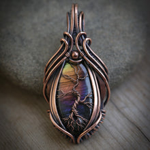 Load image into Gallery viewer, Multi Coloured Labradorite Tree of life
