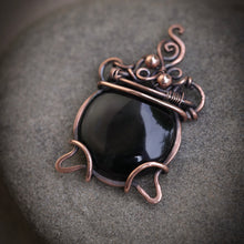 Load image into Gallery viewer, Rainbow Obsidian Cauldron
