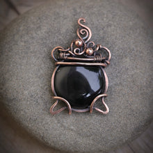Load image into Gallery viewer, Rainbow Obsidian Cauldron
