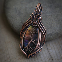 Load image into Gallery viewer, Multi Coloured Labradorite Tree of life
