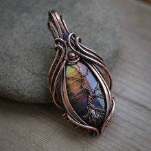 Load image into Gallery viewer, Multi Coloured Labradorite Tree of life

