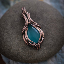 Load image into Gallery viewer, Ice Amazonite in Copper
