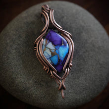 Load image into Gallery viewer, Dahlia Blue and Bronze composite
