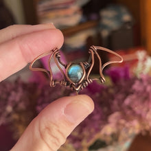 Load and play video in Gallery viewer, Labradorite Bat
