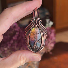 Load and play video in Gallery viewer, Multi Coloured Labradorite Tree of life
