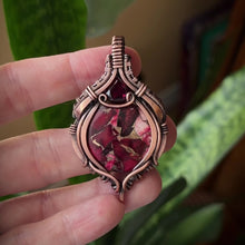 Load and play video in Gallery viewer, Dahlia Rose with Rhodolite Garnet
