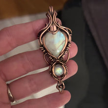 Load and play video in Gallery viewer, Double Rainbow Moonstone
